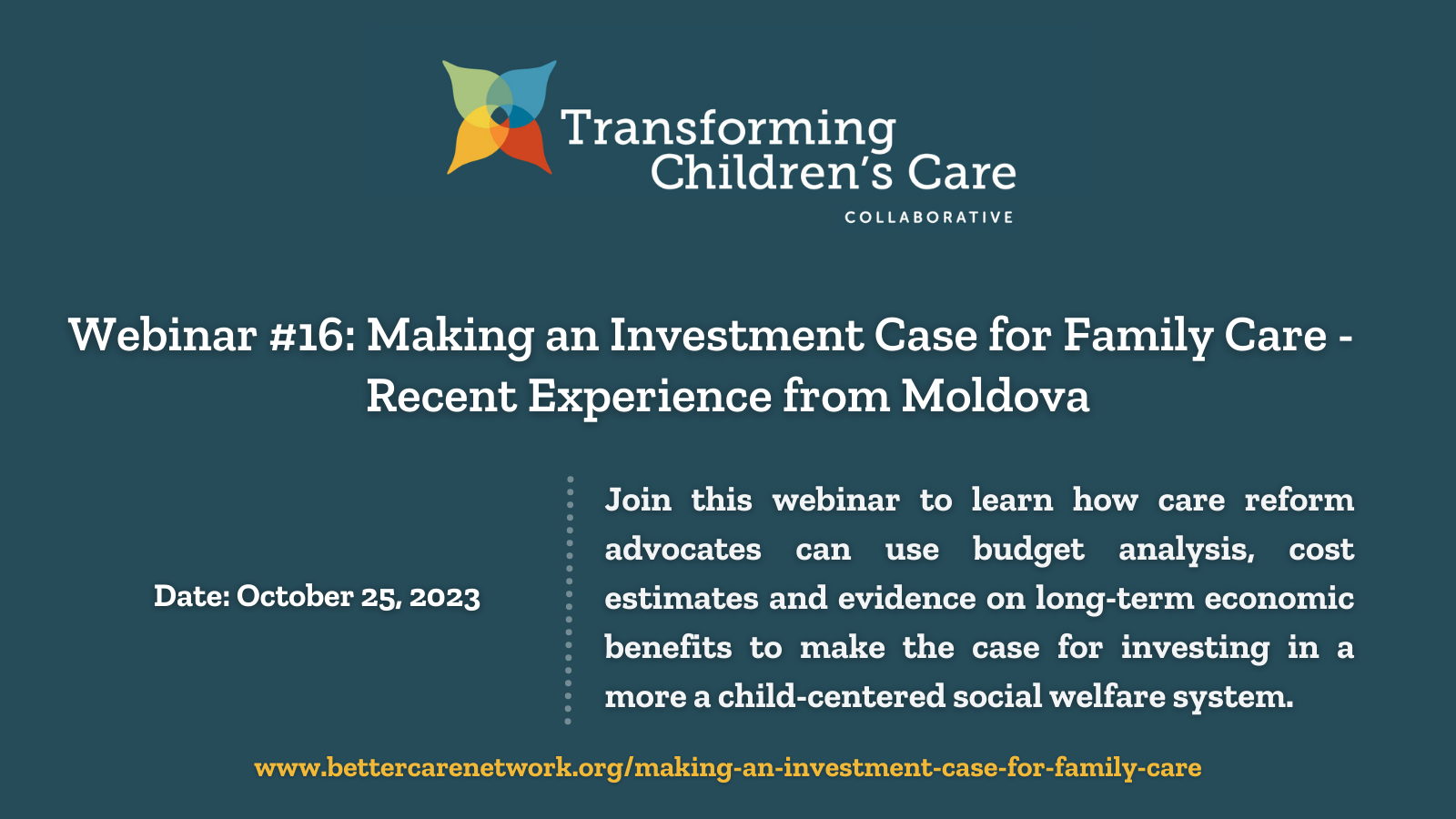 Making and Investment Case for Family Care