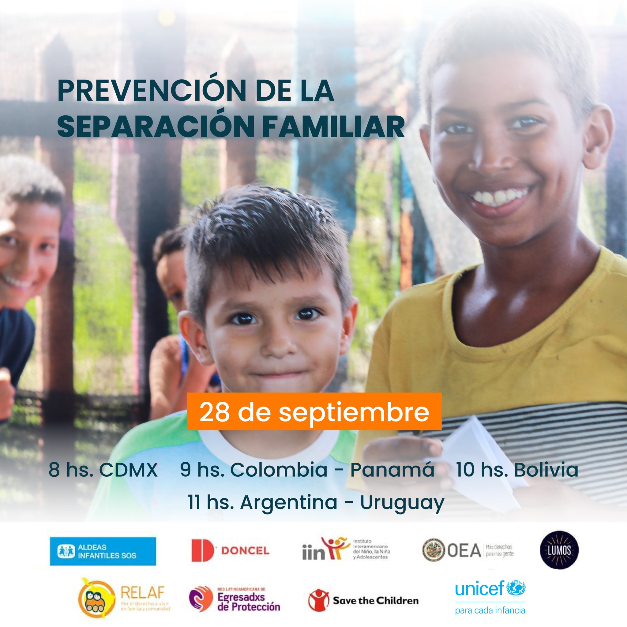 This webinar will focus on Family Separation Prevention. Three experiences from countries in the region will be presented, where public authorities and their teams will share their advances and pending challenges in policies and family support programs.