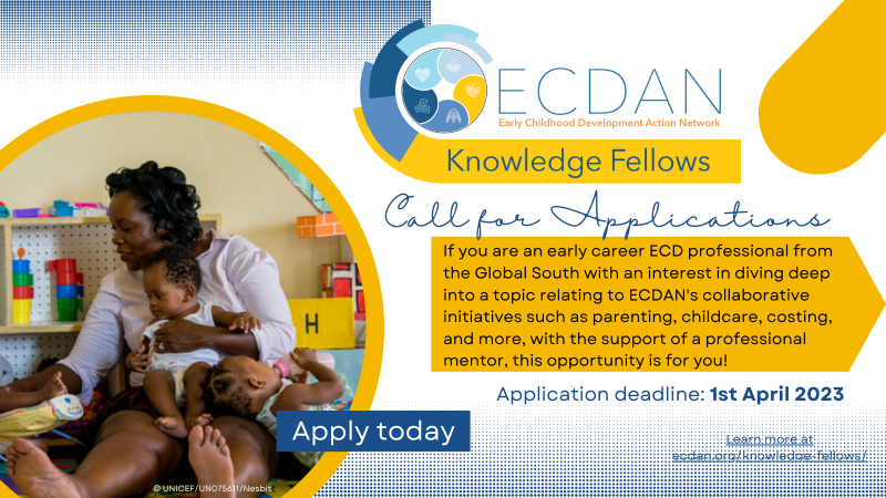 ECDAN recruiting knowledge fellows