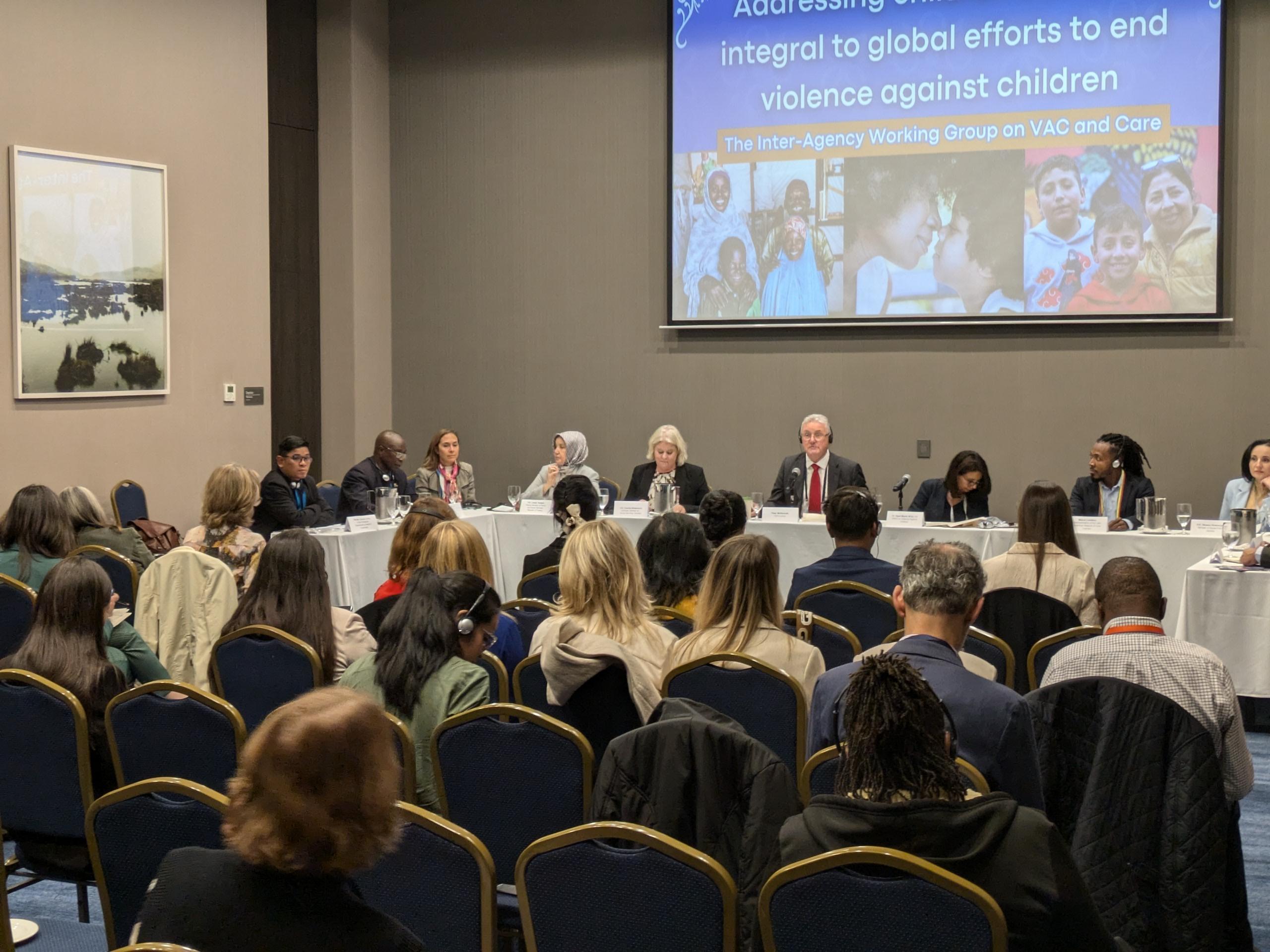 theAddressing Children’s Care as Integral to Global Efforts toEnd Violence Against ChildrenInter-