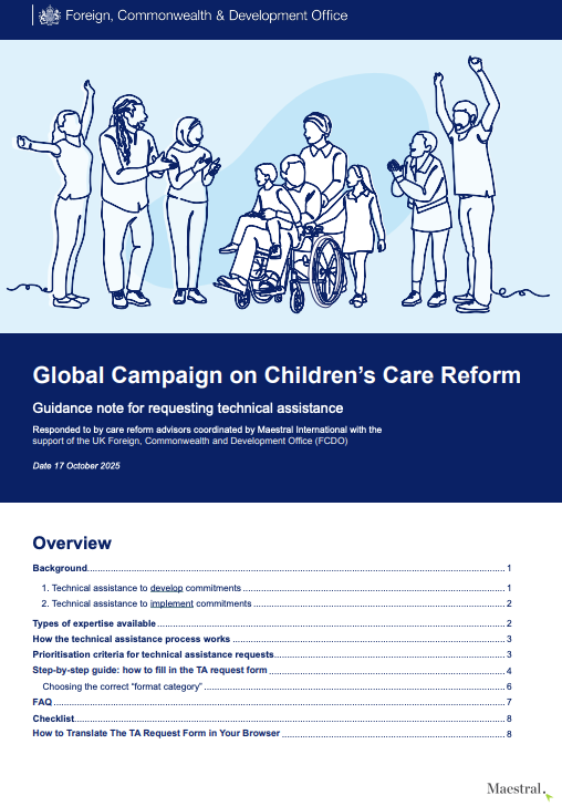 Screenshot of Guidelines