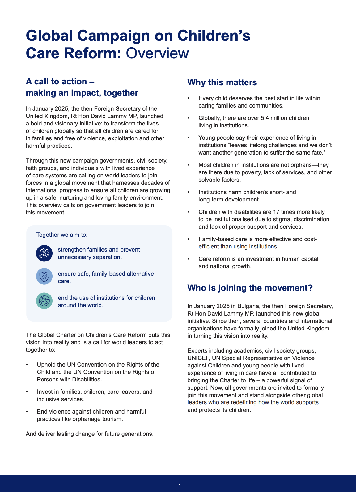 Screenshot of Overview