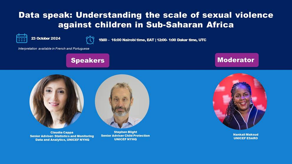 Data speak: Understanding the scale of sexual violence against children in Sub-Saharan Africa