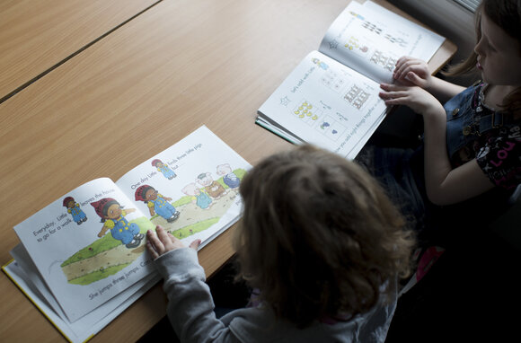 Children Doing Workbooks