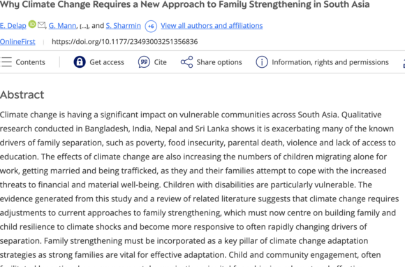 Screen shot of article