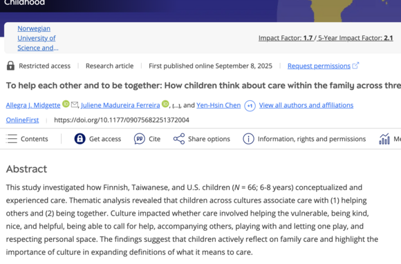 Screenshot of article
