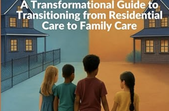 Image of book cover with children holding hands