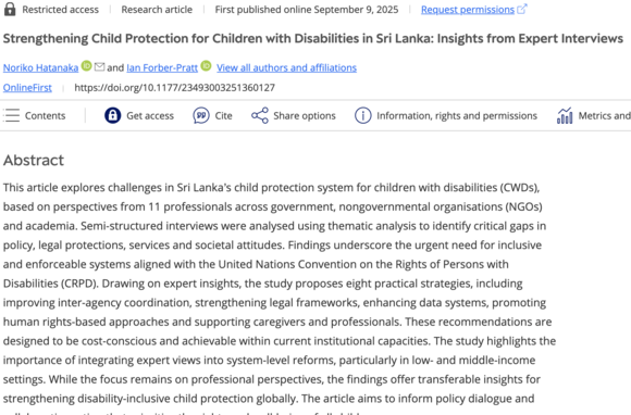 Screenshot of online article