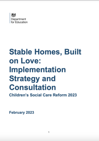Stable Homes, Built on Love: Implementation Strategy and Consultation