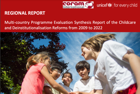 Multi-country Programme Evaluation Synthesis Report of the Childcare and Deinstitutionalisation Reforms from 2009 to 2022 