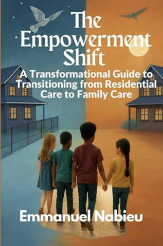 Image of book cover with children holding hands