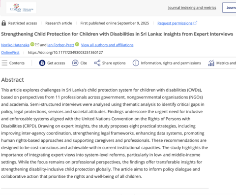Screenshot of online article