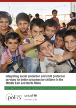 Integrating social protection and child protection services for better outcomes for children in the Middle East and North Africa