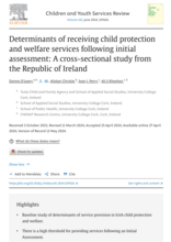 Determinants of receiving child protection and welfare services following initial assessment: A cross-sectional study from the Republic of Ireland