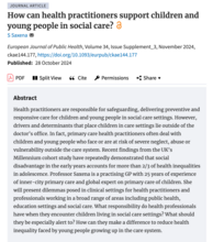 How Can Health Practitioners Support Children And Young People In Social Care? 