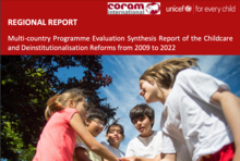 Multi-country Programme Evaluation Synthesis Report of the Childcare and Deinstitutionalisation Reforms from 2009 to 2022